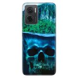 Senada Xiaomi Redmi Note 11E İle Uyumlu Kılıf 0.4Mm Silikon Desenli Gizemli Orman