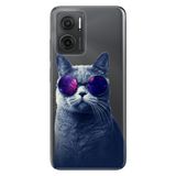Senada Xiaomi Redmi Note 11E İle Uyumlu Kılıf 0.4Mm Silikon Desenli Hii Cat