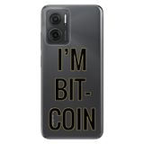 Senada Xiaomi Redmi Note 11E İle Uyumlu Kılıf 0.4Mm Silikon Desenli I'M Bitcoin