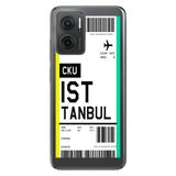 Senada Xiaomi Redmi Note 11E İle Uyumlu Kılıf 0.4Mm Silikon Desenli Istanbul Uçak Bileti