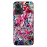 Senada Xiaomi Redmi Note 11E İle Uyumlu Kılıf 0.4Mm Silikon Desenli Karma Boyama