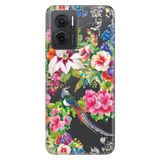 Senada Xiaomi Redmi Note 11E İle Uyumlu Kılıf 0.4Mm Silikon Desenli Kuş Cenneti