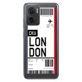 Senada Xiaomi Redmi Note 11E İle Uyumlu Kılıf 0.4Mm Silikon Desenli Londra Uçak Bileti