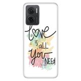 Senada Xiaomi Redmi Note 11E İle Uyumlu Kılıf 0.4Mm Silikon Desenli Love Is All