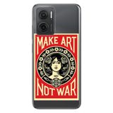 Senada Xiaomi Redmi Note 11E İle Uyumlu Kılıf 0.4Mm Silikon Desenli Make Art
