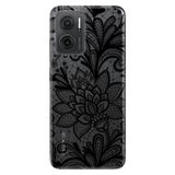 Senada Xiaomi Redmi Note 11E İle Uyumlu Kılıf 0.4Mm Silikon Desenli Mandala Gül