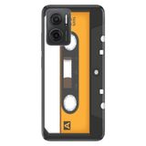 Senada Xiaomi Redmi Note 11E İle Uyumlu Kılıf 0.4Mm Silikon Desenli Muzik Kaset