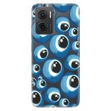 Senada Xiaomi Redmi Note 11E İle Uyumlu Kılıf 0.4Mm Silikon Desenli Nazar