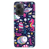 Senada Xiaomi Redmi Note 11E İle Uyumlu Kılıf 0.4Mm Silikon Desenli Ocean99