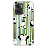 Senada Xiaomi Redmi Note 11E İle Uyumlu Kılıf 0.4Mm Silikon Desenli Panda Game