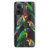 Senada Xiaomi Redmi Note 11E İle Uyumlu Kılıf 0.4Mm Silikon Desenli Papağan,Color216