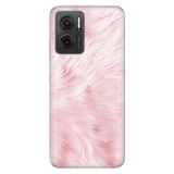 Senada Xiaomi Redmi Note 11E İle Uyumlu Kılıf 0.4Mm Silikon Desenli Pembe Tüy