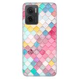 Senada Xiaomi Redmi Note 11E İle Uyumlu Kılıf 0.4Mm Silikon Desenli Renkli Çatı