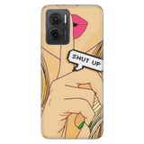 Senada Xiaomi Redmi Note 11E İle Uyumlu Kılıf 0.4Mm Silikon Desenli Shut Up
