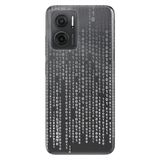 Senada Xiaomi Redmi Note 11E İle Uyumlu Kılıf 0.4Mm Silikon Desenli Şifre Matrix