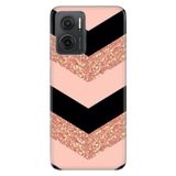 Senada Xiaomi Redmi Note 11E İle Uyumlu Kılıf 0.4Mm Silikon Desenli Simli Pullu Mermer
