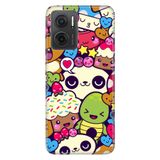 Senada Xiaomi Redmi Note 11E İle Uyumlu Kılıf 0.4Mm Silikon Desenli Şirin Yaratık