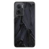 Senada Xiaomi Redmi Note 11E İle Uyumlu Kılıf 0.4Mm Silikon Desenli Siyah Beton