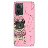Senada Xiaomi Redmi Note 11E İle Uyumlu Kılıf 0.4Mm Silikon Desenli Süslü Tarz Pug