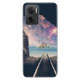 Senada Xiaomi Redmi Note 11E İle Uyumlu Kılıf 0.4Mm Silikon Desenli Tren Yolu