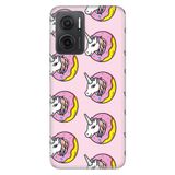 Senada Xiaomi Redmi Note 11E İle Uyumlu Kılıf 0.4Mm Silikon Desenli Unicorn Donut