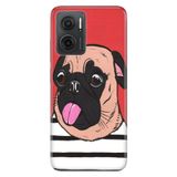 Senada Xiaomi Redmi Note 11E İle Uyumlu Kılıf 0.4Mm Silikon Desenli Uyuşuk Pug