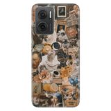Senada Xiaomi Redmi Note 11E İle Uyumlu Kılıf 0.4Mm Silikon Desenli Van.Gogh