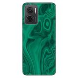 Senada Xiaomi Redmi Note 11E İle Uyumlu Kılıf 0.4Mm Silikon Desenli Yeşil Ametist