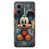 Senada Xiaomi Redmi Note 11e ile Uyumlu Kılıf Resimli Desenli Silikon 05MickeySmile1111