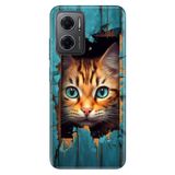 Senada Xiaomi Redmi Note 11e ile Uyumlu Kılıf Resimli Desenli Silikon Cat