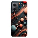 Senada Xiaomi Redmi Note 11e ile Uyumlu Kılıf Resimli Desenli Silikon Gezegen