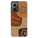 Senada Xiaomi Redmi Note 11e ile Uyumlu Kılıf Resimli Desenli Silikon Good Luck