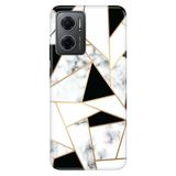 Senada Xiaomi Redmi Note 11e ile Uyumlu Kılıf Resimli Desenli Silikon İtalyan Mermer