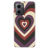 Senada Xiaomi Redmi Note 11e ile Uyumlu Kılıf Resimli Desenli Silikon Mat Kalpler