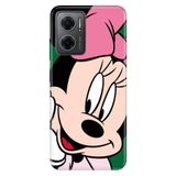 Senada Xiaomi Redmi Note 11e ile Uyumlu Kılıf Resimli Desenli Silikon Minnie Smile