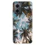 Senada Xiaomi Redmi Note 11e ile Uyumlu Kılıf Resimli Desenli Silikon Palmiye