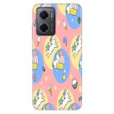 Senada Xiaomi Redmi Note 11e ile Uyumlu Kılıf Resimli Desenli Silikon Unicorns