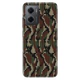 Senada Xiaomi Redmi Note 11e ile Uyumlu Kılıf Resimli Desenli Silikon X Kamuflaj