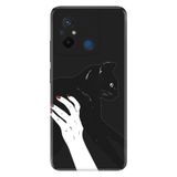 Senada Xiaomi Redmi Note 12 5G İle Uyumlu Kılıf Silikon Desenli Resimli Kapak Sanat Kedi