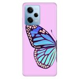 Senada Xiaomi Redmi Note 12 Pro 5g ile Uyumlu Kılıf Resimli Desenli Silikon Butterfly