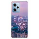 Senada Xiaomi Redmi Note 12 Pro 5g ile Uyumlu Kılıf Resimli Desenli Silikon Enjoy Life