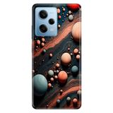 Senada Xiaomi Redmi Note 12 Pro 5g ile Uyumlu Kılıf Resimli Desenli Silikon Gezegen