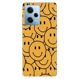 Senada Xiaomi Redmi Note 12 Pro 5g ile Uyumlu Kılıf Resimli Desenli Silikon Gülen Emoji