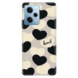 Senada Xiaomi Redmi Note 12 Pro 5g ile Uyumlu Kılıf Resimli Desenli Silikon Heart