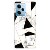 Senada Xiaomi Redmi Note 12 Pro 5g ile Uyumlu Kılıf Resimli Desenli Silikon İtalyan Mermer