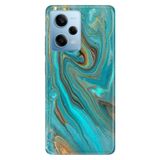 Senada Xiaomi Redmi Note 12 Pro 5g ile Uyumlu Kılıf Resimli Desenli Silikon Liquid Mermer