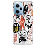 Senada Xiaomi Redmi Note 12 Pro 5g ile Uyumlu Kılıf Resimli Desenli Silikon Love