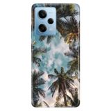 Senada Xiaomi Redmi Note 12 Pro 5g ile Uyumlu Kılıf Resimli Desenli Silikon Palmiye