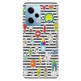 Senada Xiaomi Redmi Note 12 Pro 5g ile Uyumlu Kılıf Resimli Desenli Silikon Patches