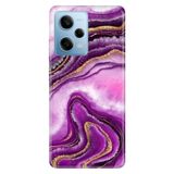 Senada Xiaomi Redmi Note 12 Pro 5g ile Uyumlu Kılıf Resimli Desenli Silikon Pembe Ametist